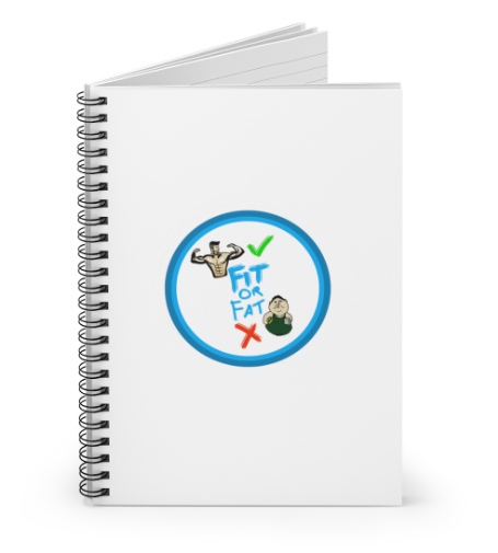 book notebook spiral notebook fitness date