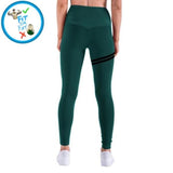 Leggings Push Up Green Gross / S