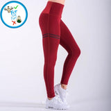 Leggings Push Up Red / S